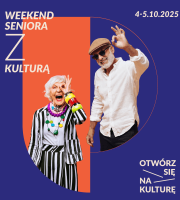 Weekend seniora z kulturą | 4-5.10
